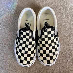 kids checkered vans